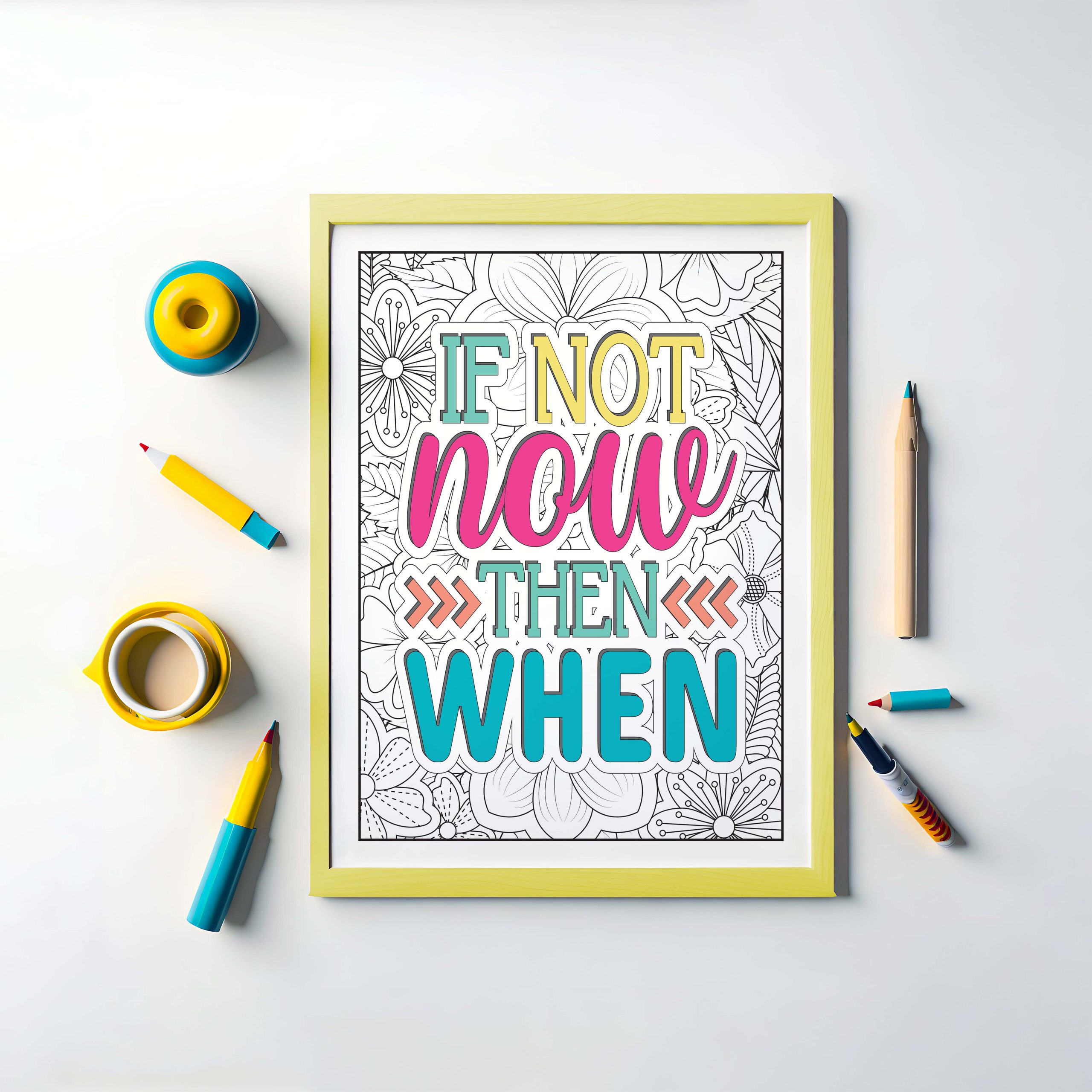 Find Your Zen with Free Motivational Coloring Pages for Adults: 13 Life Quotes to Inspire