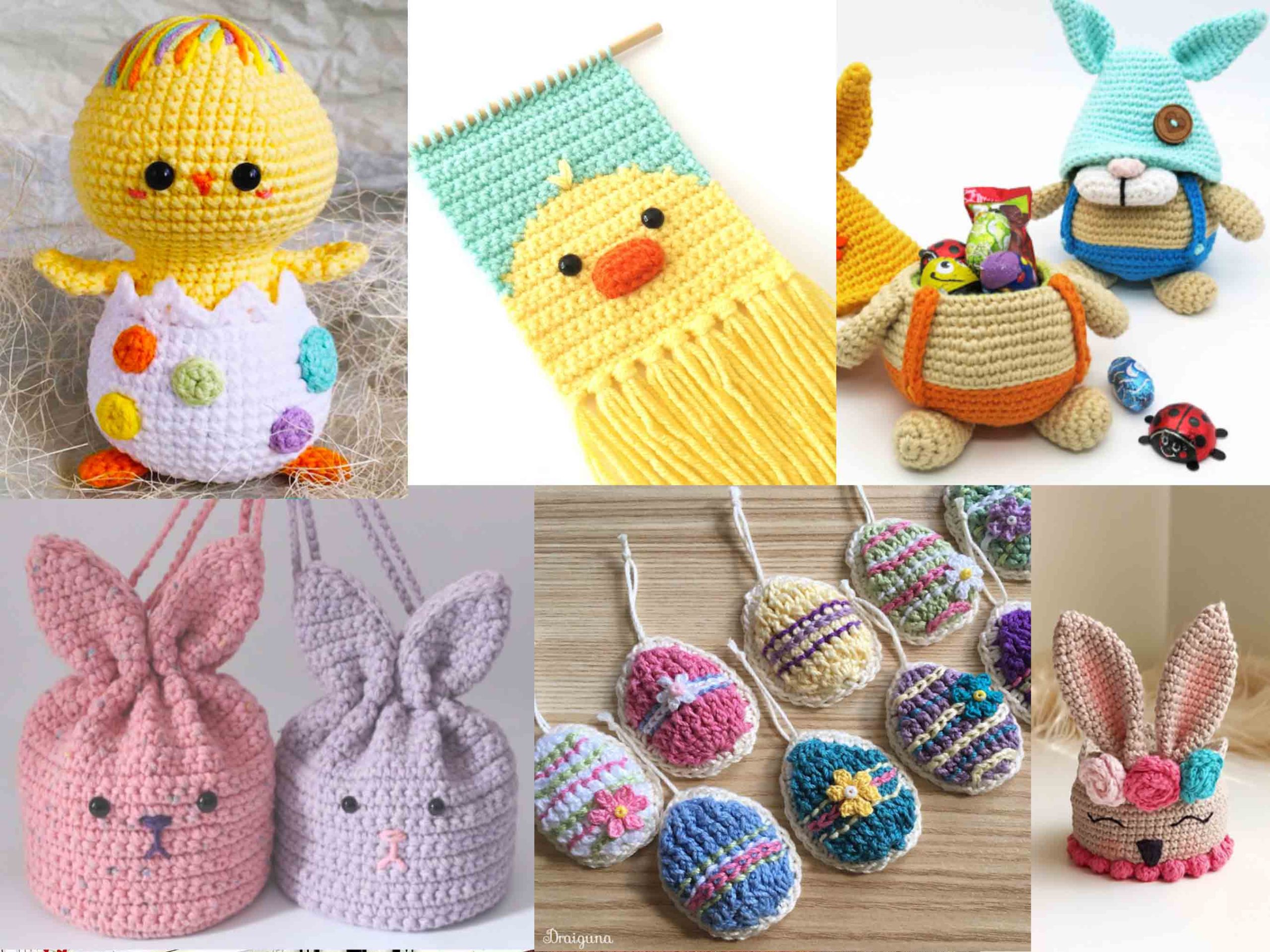 20 Free Crochet Patterns For Easter Projects