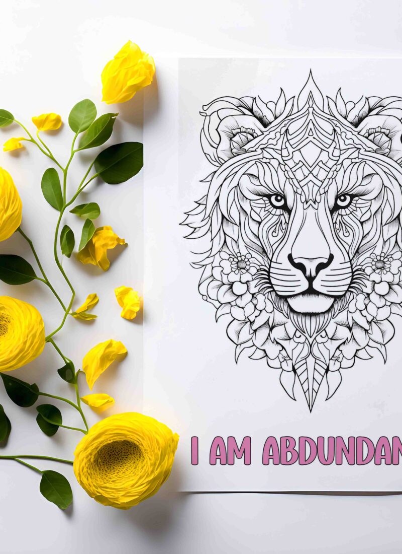 13 Free Animal Mandala Coloring Pages With Powerful Affirmations.