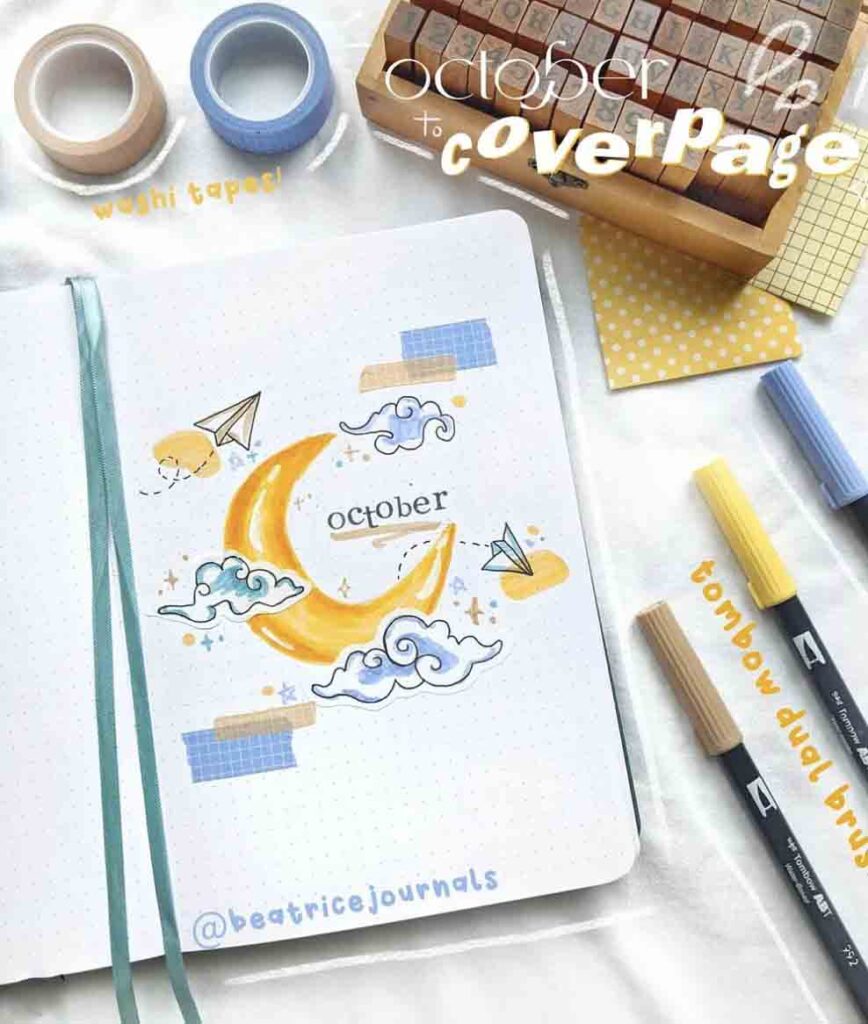 october bullet journal