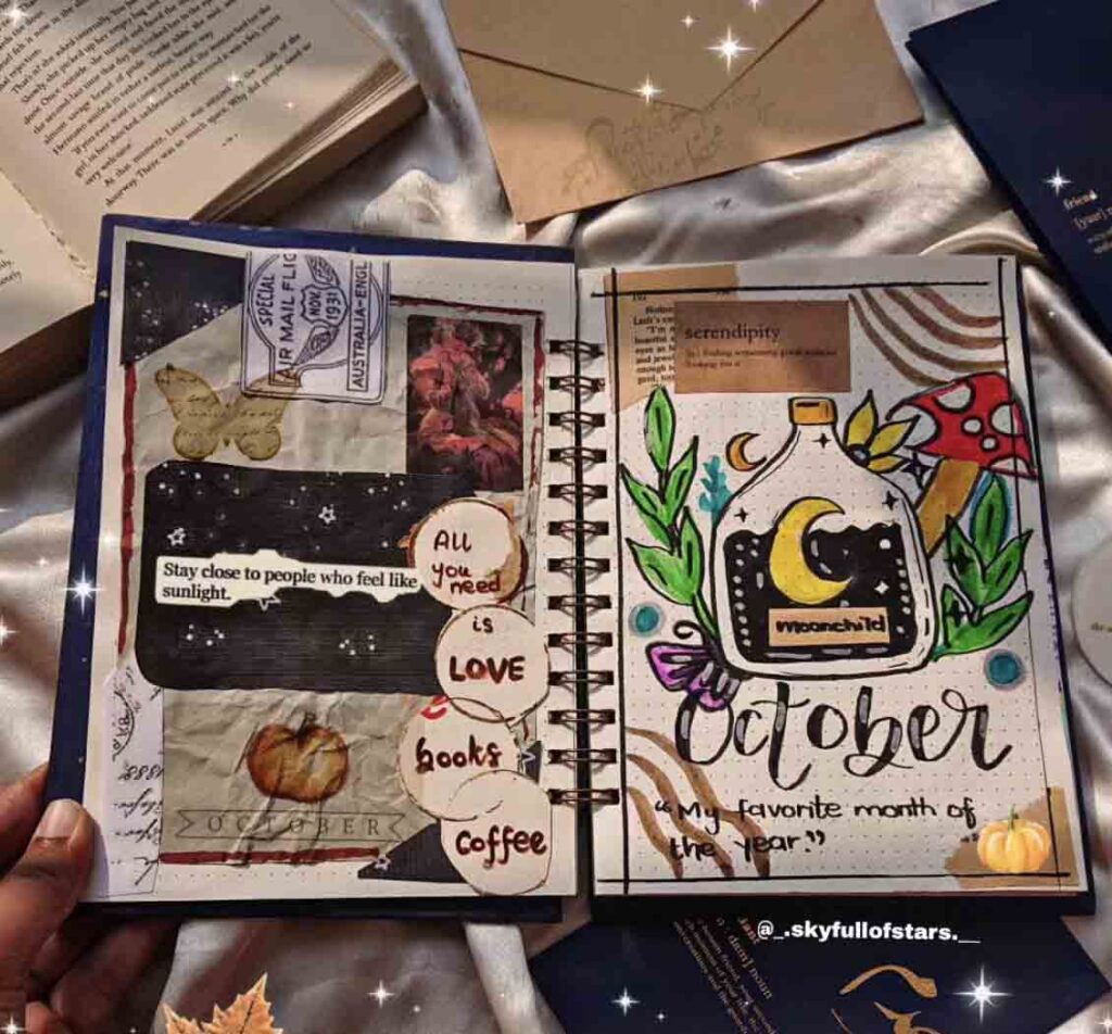 october bullet journal