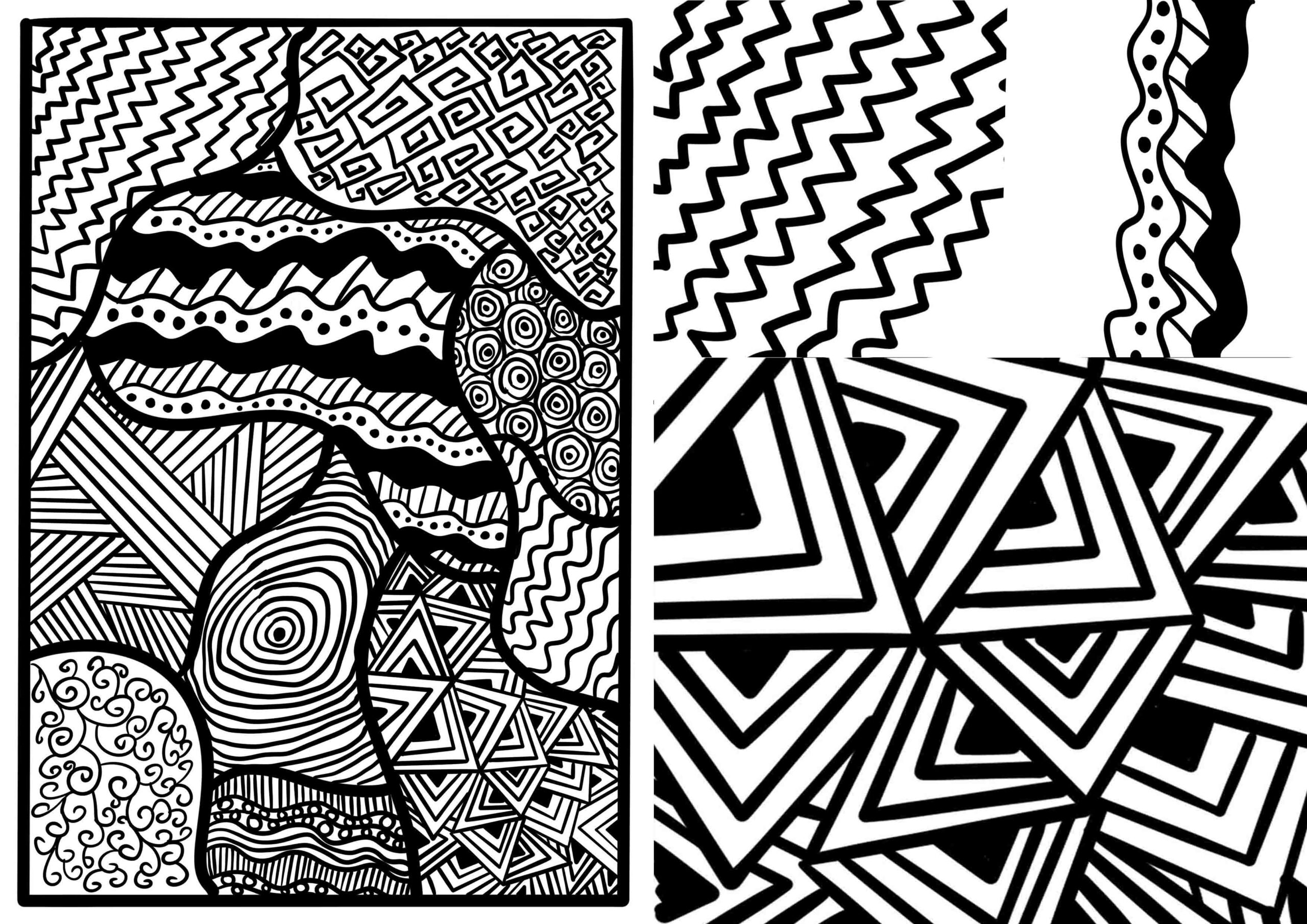 Zentangle On Computer Easy Zentangle Art, Step by Step.