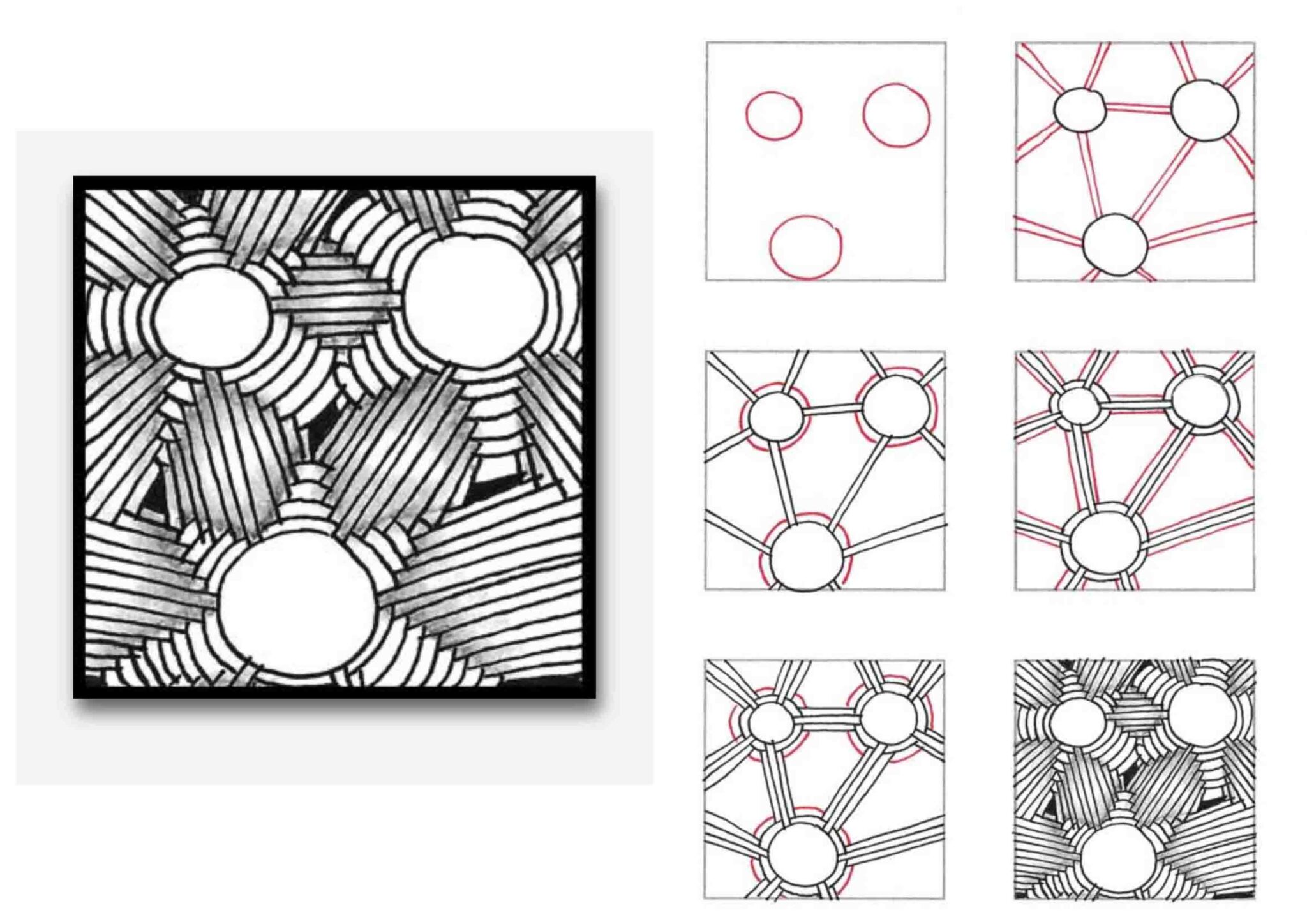 Draw 11 Simple Zentangle Patterns!