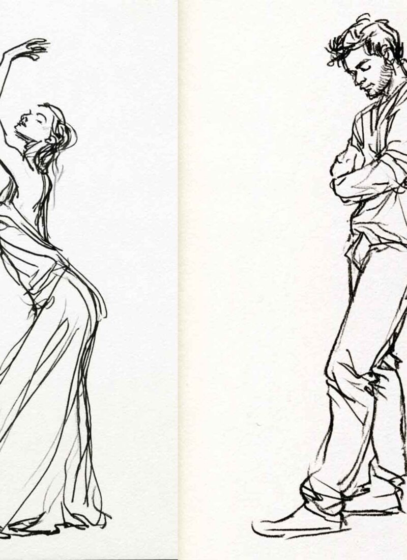 15 Human Figure Sketches For Artists To Draw From.